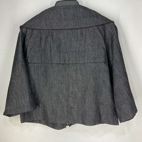 Sandro Sportswear Jacket, Black, Zip Up, Size Small - Picture 15 of 16